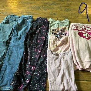 Pink Barbie Sweatshirt and Clothing Set